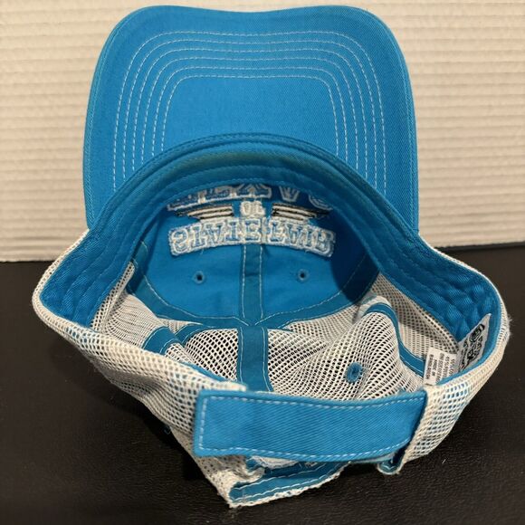 State Fair Of Texas Hat Cap Blue Adjustable H & L White Mesh Big Tex Embroidered - Picture 5 of 7